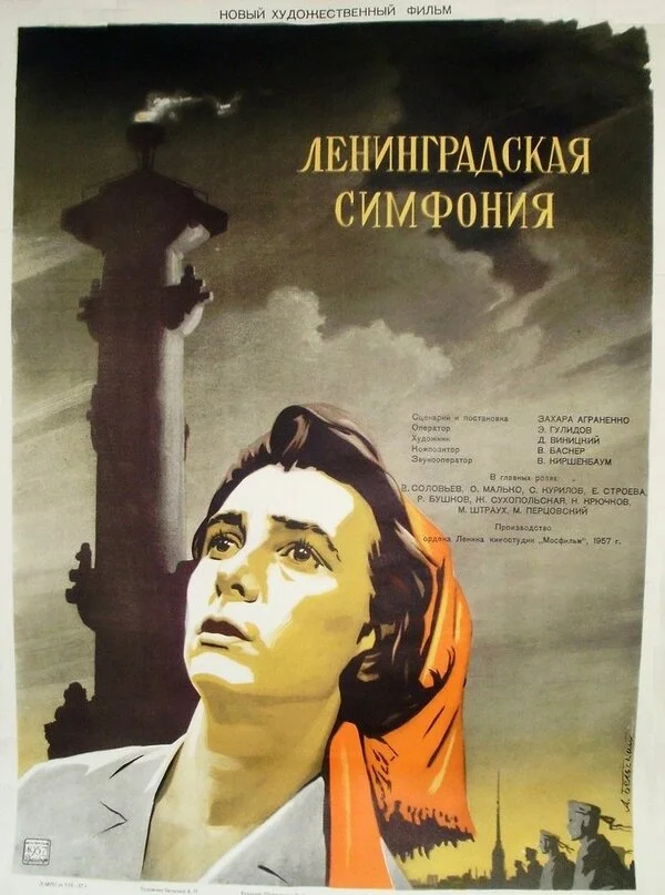 Ленинградская симфония 1957 постер